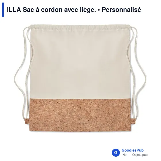 ILLA Sac à cordon avec liège. - Image 2