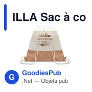 ILLA Sac à cordon avec liège. - Miniature 4