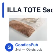 ILLA TOTE Sac à provisions avec liège. - Miniature 2