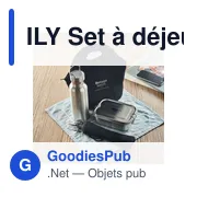 ILY Set à déjeuner en acier inox. - Miniature 5