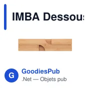 IMBA Dessous de plat pliable bambou - Miniature 4