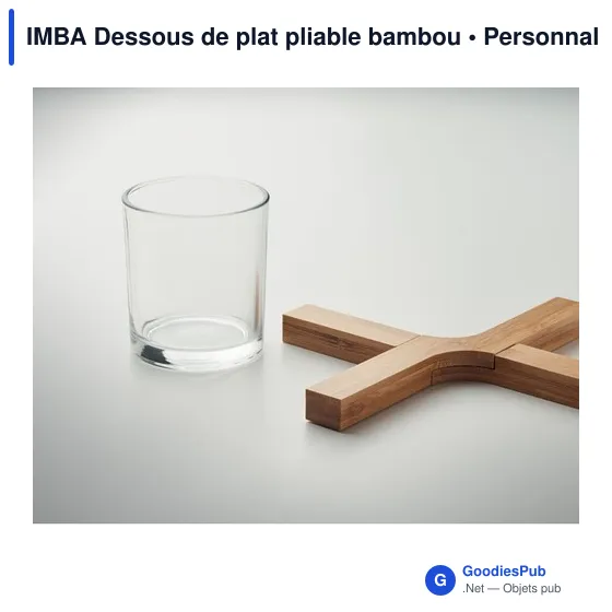 IMBA Dessous de plat pliable bambou - Image 5