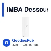 IMBA Dessous de plat pliable bambou - Miniature 6