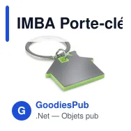 IMBA Porte-clés en forme de maison - Miniature 1