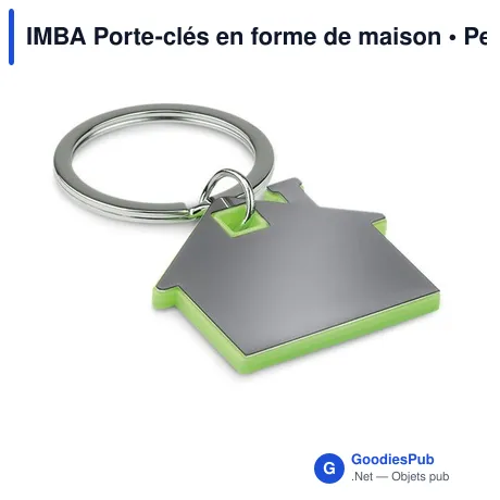 IMBA Porte-clés en forme de maison
