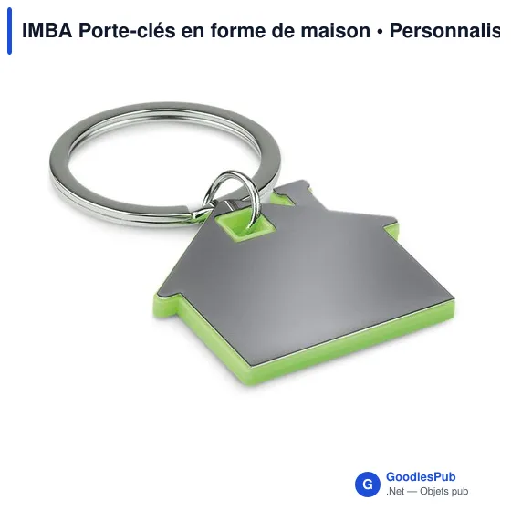 IMBA Porte-clés en forme de maison - Image 1