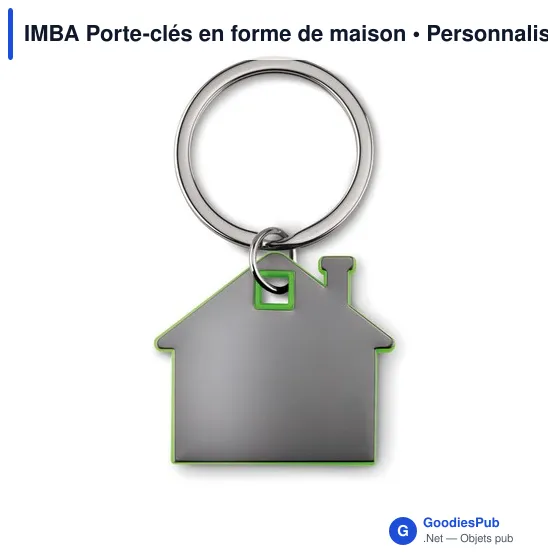 IMBA Porte-clés en forme de maison - Image 2
