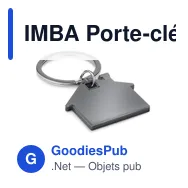 IMBA Porte-clés en forme de maison - Miniature 11