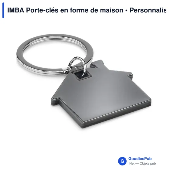 IMBA Porte-clés en forme de maison - Image 11