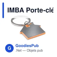 IMBA Porte-clés en forme de maison - Miniature 3