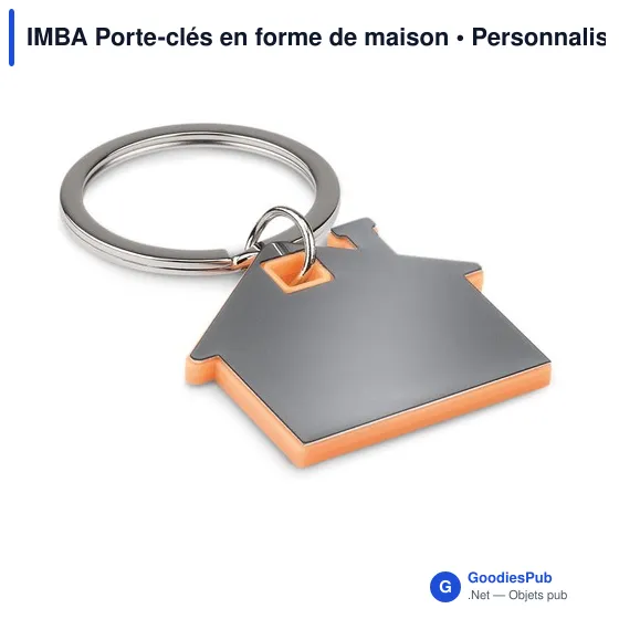 IMBA Porte-clés en forme de maison - Image 3