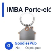 IMBA Porte-clés en forme de maison - Miniature 4