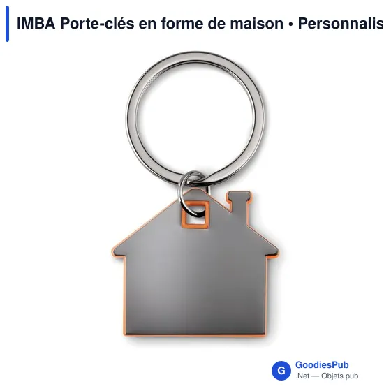 IMBA Porte-clés en forme de maison - Image 4
