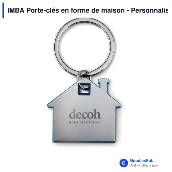 IMBA Porte-clés en forme de maison - Image 6