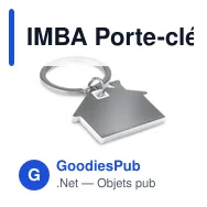 IMBA Porte-clés en forme de maison - Miniature 7