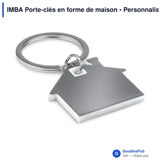 IMBA Porte-clés en forme de maison - Image 7