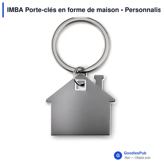 IMBA Porte-clés en forme de maison - Image 8