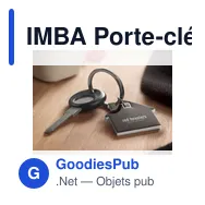 IMBA Porte-clés en forme de maison - Miniature 9