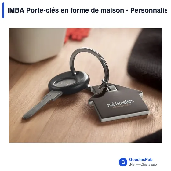 IMBA Porte-clés en forme de maison - Image 9