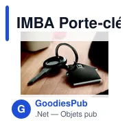 IMBA Porte-clés en forme de maison - Miniature 10