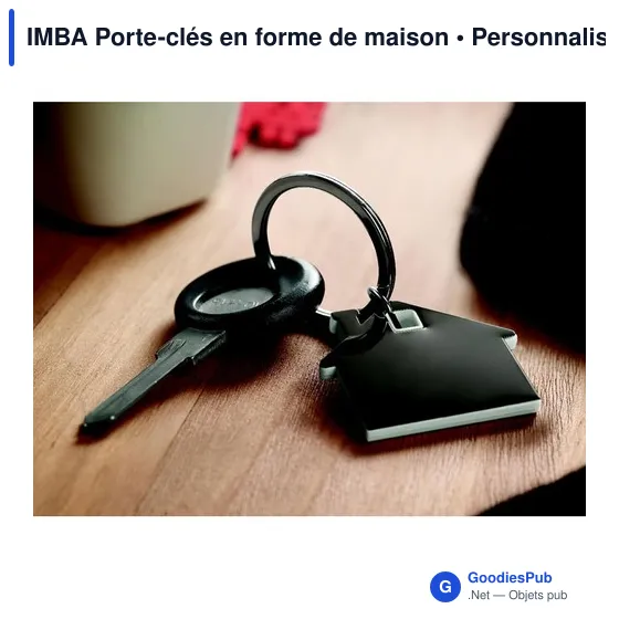 IMBA Porte-clés en forme de maison - Image 10