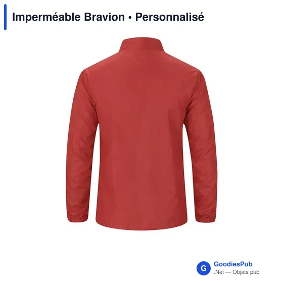 Imperméable personnalisable Bravion avec logo - Image 12