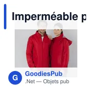 Imperméable personnalisable Bravion avec logo - Miniature 10