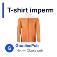 T-shirt imperméable personnalisable avec logo pour entreprise - Miniature 2