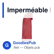 Imperméable Hinbow - Miniature 3