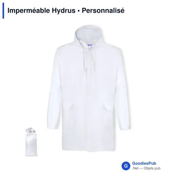 Imperméable personnalisable Hydrus avec logo pour entreprises - Image 2