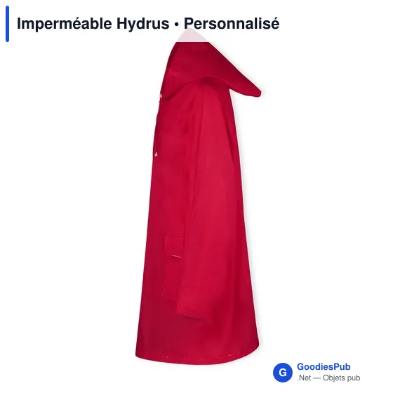 Imperméable personnalisable Hydrus avec logo pour entreprises - Image 11