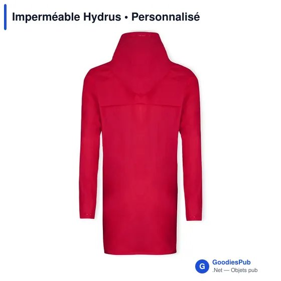 Imperméable personnalisable Hydrus avec logo pour entreprises - Image 12