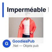 Imperméable personnalisable Hydrus avec logo pour entreprises - Miniature 4