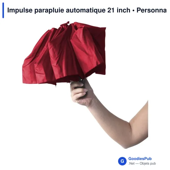 Parapluie automatique personnalisable Impulse avec logo - Image 3