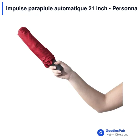 Parapluie automatique personnalisable Impulse avec logo - Image 6