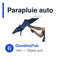 Parapluie automatique personnalisable Impulse avec logo - Miniature 9