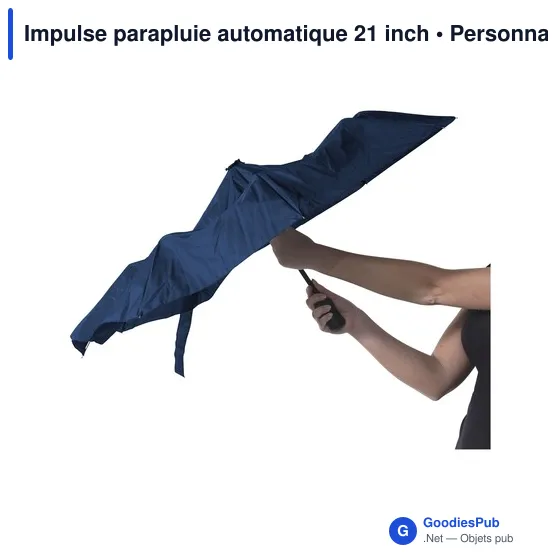 Parapluie automatique personnalisable Impulse avec logo - Image 9