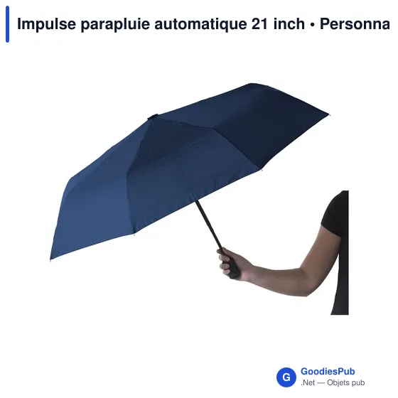 Parapluie automatique personnalisable Impulse avec logo - Image 10