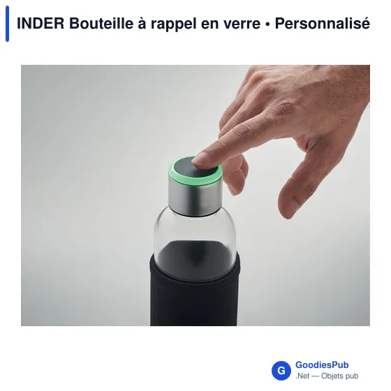 INDER Bouteille à rappel en verre - Image 4
