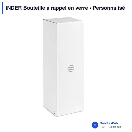 INDER Bouteille à rappel en verre - Image 5