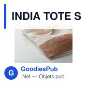 INDIA TOTE Sac à provisions avec jute. - Miniature 2