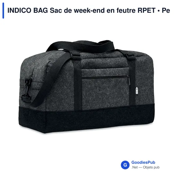 INDICO BAG Sac de week-end en feutre RPET - Image 1