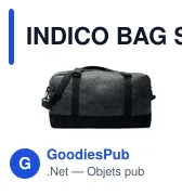 INDICO BAG Sac de week-end en feutre RPET - Miniature 2