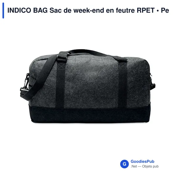 INDICO BAG Sac de week-end en feutre RPET - Image 2