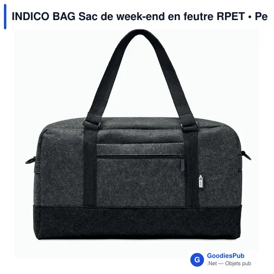INDICO BAG Sac de week-end en feutre RPET - Image 3