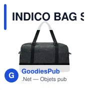 INDICO BAG Sac de week-end en feutre RPET - Miniature 4