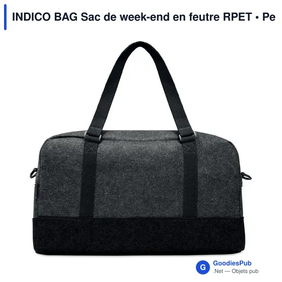 INDICO BAG Sac de week-end en feutre RPET - Image 4