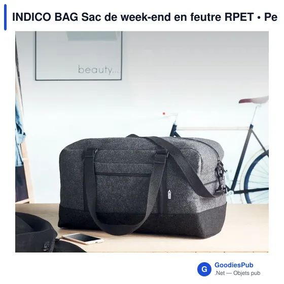 INDICO BAG Sac de week-end en feutre RPET - Image 7