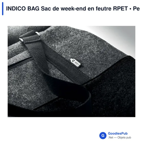INDICO BAG Sac de week-end en feutre RPET - Image 8