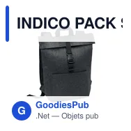 INDICO PACK Sac à dos en feutre RPET - Miniature 1